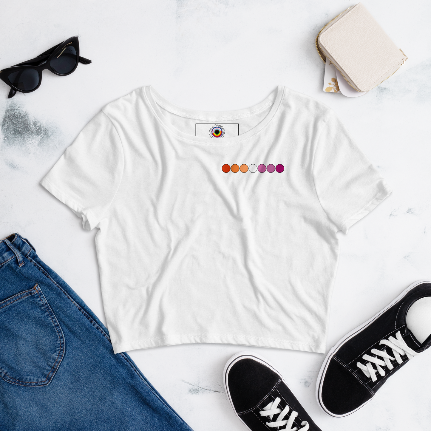 The L Dots Women’s crop t