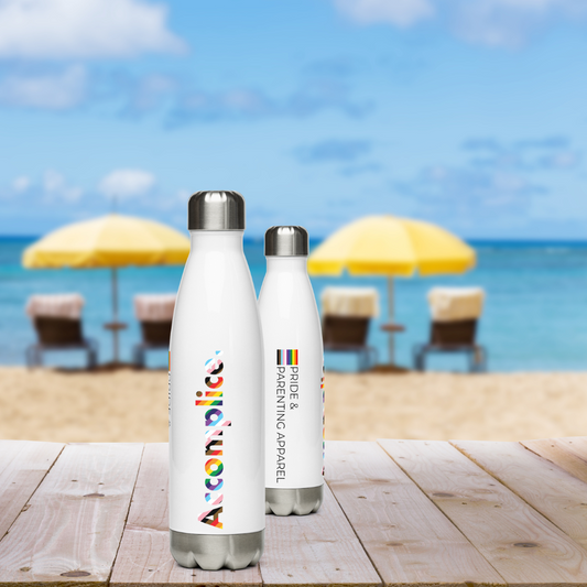 The Accomplice stainless steel water bottle