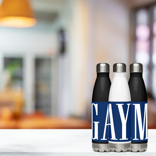 The GAYM Stainless steel water bottle