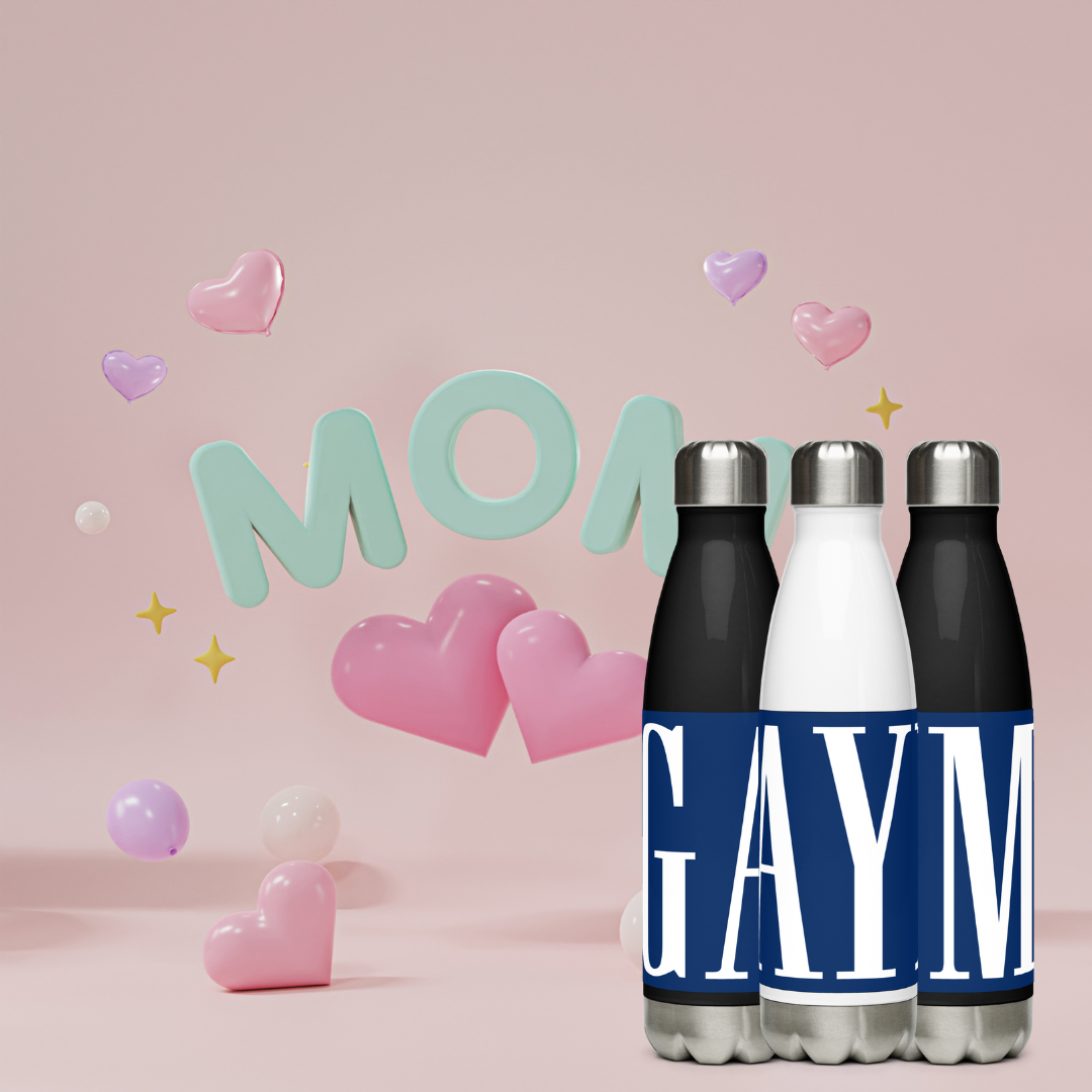 The GAYM Stainless steel water bottle