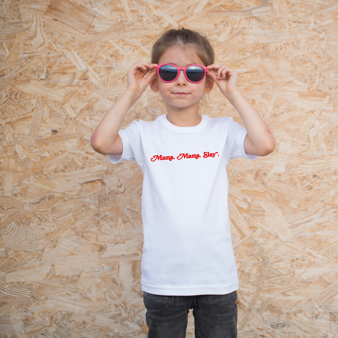 Mama. Mama. Slay. Youth Short Sleeve T-Shirt