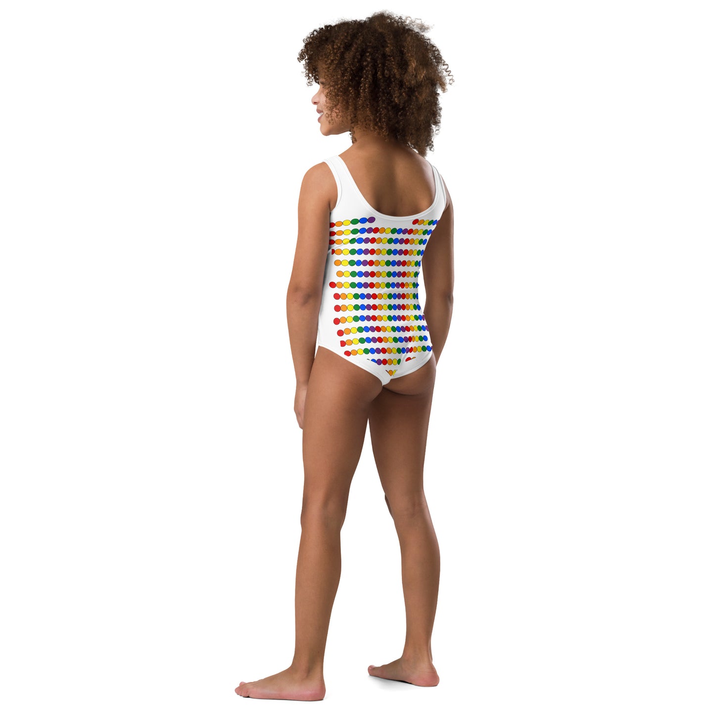 Rainbow Dots Kids Swimsuit