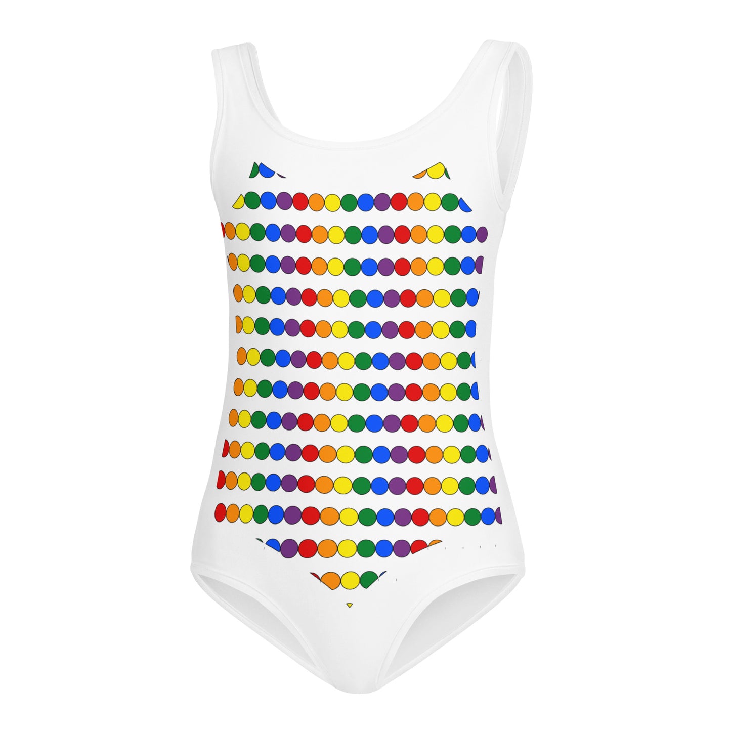 Rainbow Dots Kids Swimsuit