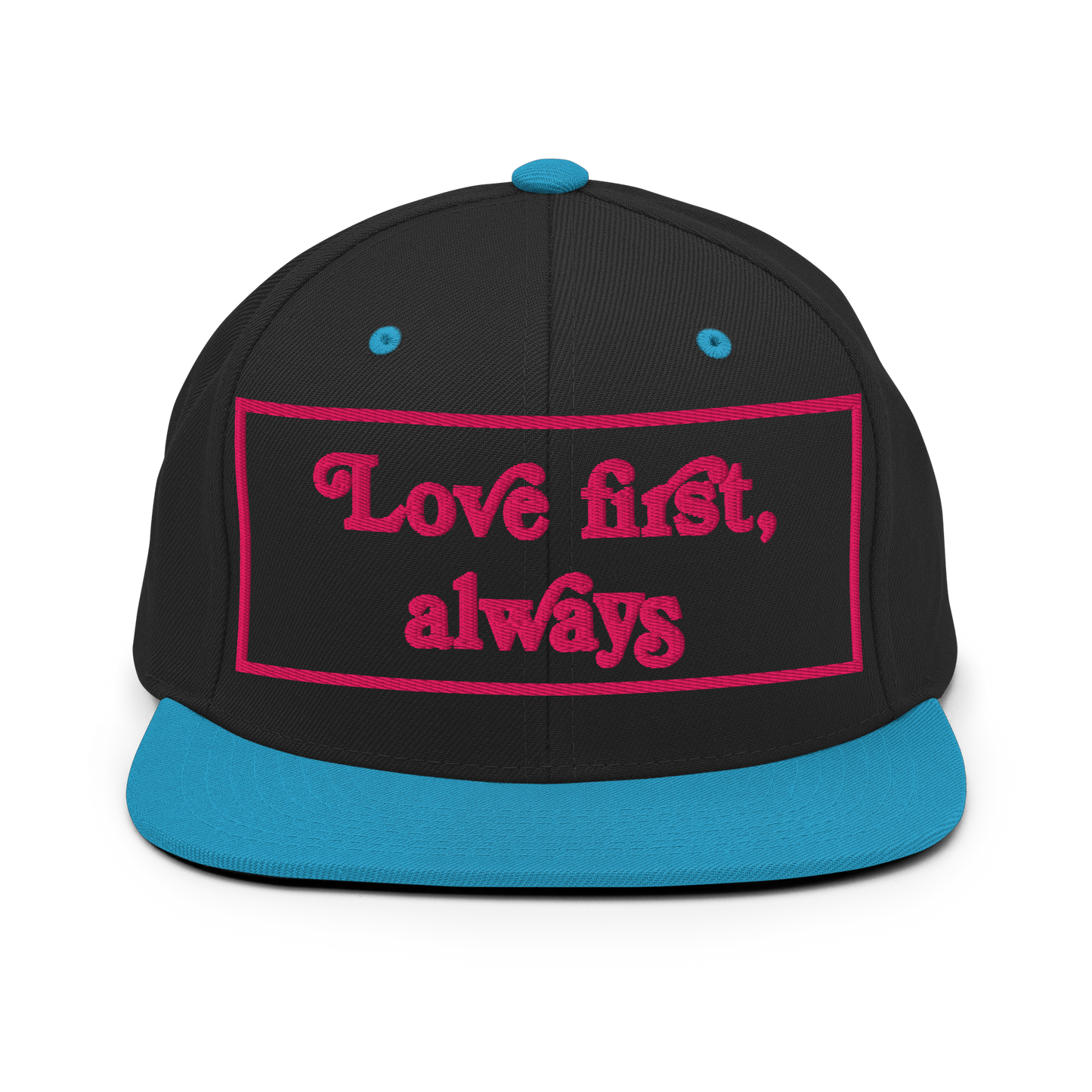 Love First Always Flamingo Snapback