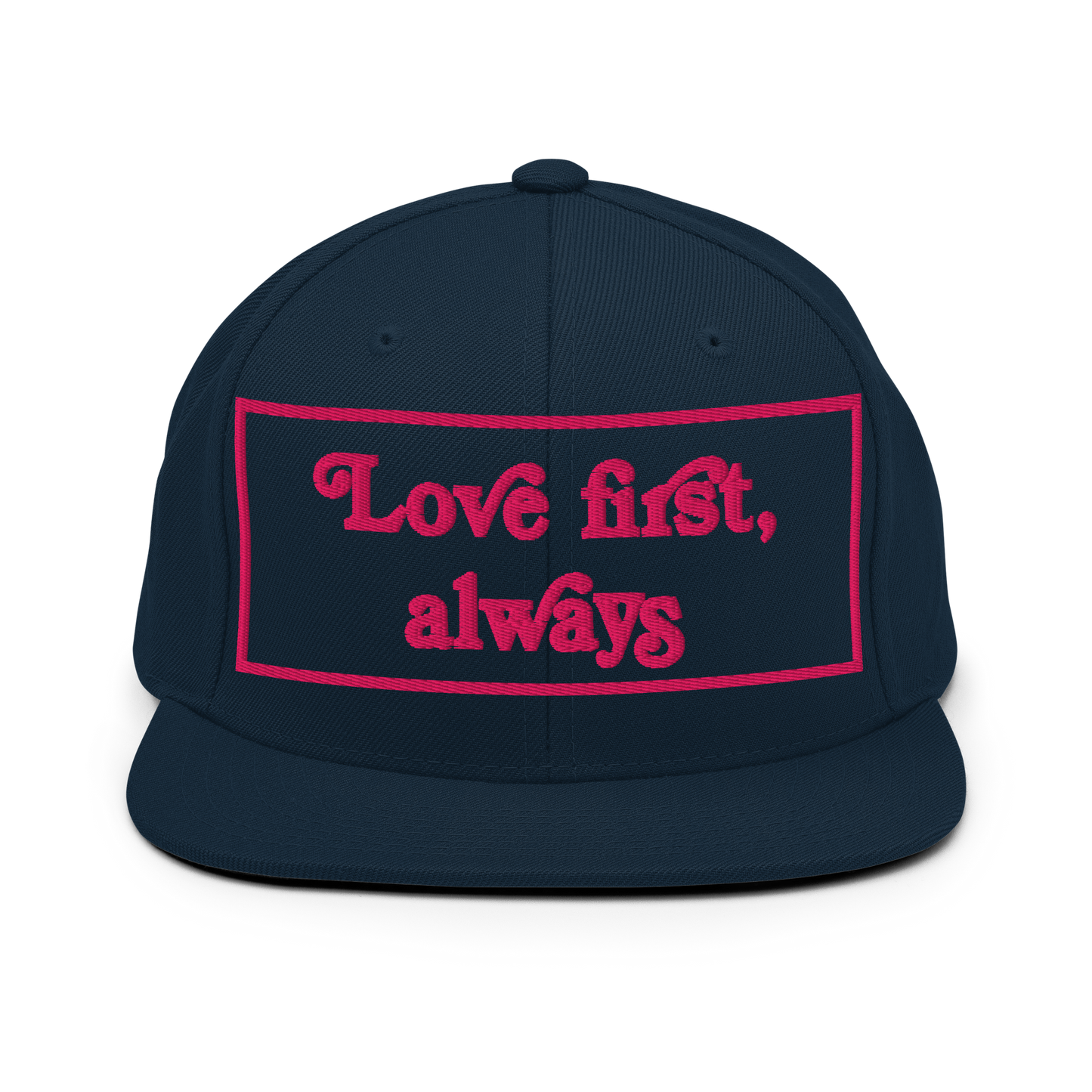 Love First Always Flamingo Snapback