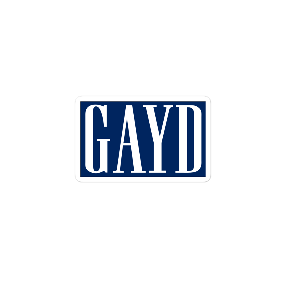 The GAYD Sticker