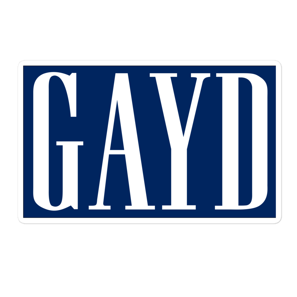 The GAYD Sticker